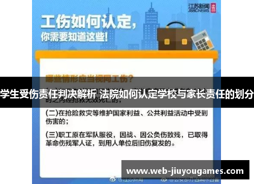 学生受伤责任判决解析 法院如何认定学校与家长责任的划分